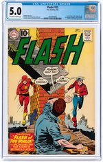 "FLASH" #123 SEPTEMBER 1961 CGC 5.0 VG/FINE.