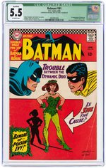 "BATMAN" #181 JUNE 1966 CGC QUALIFIED 5.5 FINE- (FIRST POISON IVY).