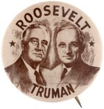 ROOSEVELT/TRUMAN JUGATE BUTTON HAKE #19.