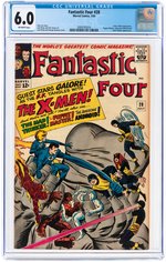 "FANTASTIC FOUR" #28 JULY 1964 CGC 6.0 FINE.