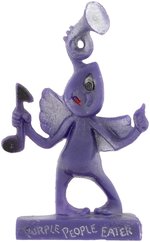 J.H. MILLER "EARTH INVADERS" - PURPLE PEOPLE EATER FIGURE.