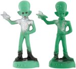 J.H. MILLER "EARTH INVADERS" - MARS FIGURE PAIR (COLOR VARIETIES).