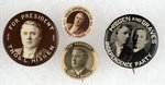 THOMAS L. HISGEN 1908 INDEPENDENCE PARTY FOUR BUTTONS INCLUDING JUGATE.