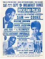 SAM COOKE 1961 CONCERT HANDBILL.