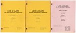 "LOIS & CLARK: THE NEW ADVENTURES OF SUPERMAN" SIGNED SCRIPT LOT.