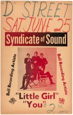 SYNDICATE OF SOUND RARE 1966 CONCERT POSTER.