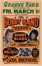 "THE BOBBY BLAND REVUE" 1968 CONCERT POSTER (AOR 1.42).