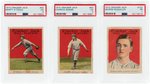 1915 CRACKER JACK NATIONAL LEAGUE PITTSBURGH PIRATES LOT OF THREE PSA GRADED.