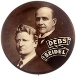 RARE "DEBS SEIDEL" 7/8" REAL PHOTO JUGATE BUTTON.