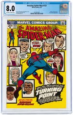 "AMAZING SPIDER-MAN" #121 JUNE 1973 CGC 8.0 VF (DEATH OF GWEN STACY).