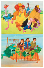 NESTLE’S PREMIUM “BEDKNOBS AND BROOMSTICKS” PREMIUM PRINT SET WITH MAILER.