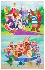 NESTLE’S PREMIUM “BEDKNOBS AND BROOMSTICKS” PREMIUM PRINT SET WITH MAILER.