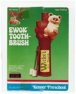 "WICKET THE EWOK" AFA/CAS GRADED CLOCK TOOTHBRUSH PAIR.