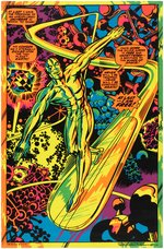 SILVER SURFER MARVEL THIRD EYE BLACKLIGHT POSTER.