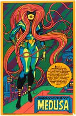 MEDUSA MARVEL THIRD EYE BLACKLIGHT POSTER.