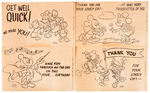 “WALT DISNEY CHARACTER GREETING CARDS TO COLOR” BOXED SET.