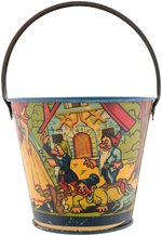 "SNOW WHITE AND THE SEVEN DWARFS" BELGIAN SAND PAIL.