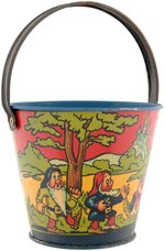 "SNOW WHITE AND THE SEVEN DWARFS" BELGIAN SAND PAIL.