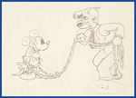 MICKEY'S GALA PREMIERE PRODUCTION DRAWING FEATURING MICKEY MOUSE.