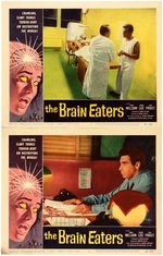 "THE BRAIN EATERS" LOBBY CARD SET.