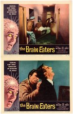 "THE BRAIN EATERS" LOBBY CARD SET.