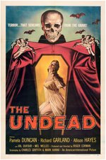 "THE UNDEAD" ONE-SHEET MOVIE POSTER.