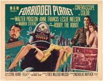 "FORBIDDEN PLANET" HALF-SHEET MOVIE POSTER (STYLE A).