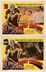 "ROBOT MONSTER" LOBBY CARD PAIR.