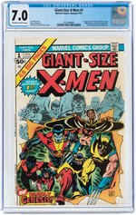 "GIANT SIZE X-MEN" #1 SUMMER 1975 CGC 7.0 FINE/VF (FIRST STORM, NIGHTCRAWLER, COLOSSUS, THUNDERBIRD)