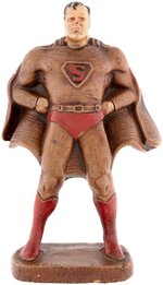 SCARCE SUPERMAN BROWN & RED PROMOTIONAL FIGURE.