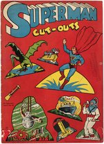 "SUPERMAN CUT-OUTS" RARE BOOK (FILE COPY).