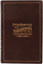 AMERICAN CIVIL WAR SOLDIER GEORGE WILSON BOOTH SIGNED BOOK & PERSONAL POCKETWATCH/FOB/MATCHSAFE.