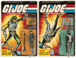 "G.I. JOE - A REAL AMERICAN HERO" TRIPWIRE & TORPEDO SERIES 1/20 BACK CARDED PAIR.