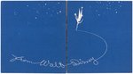 WALT DISNEY STUDIO 1940 CHRISTMAS CARD.