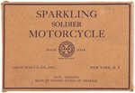 MARX "SPARKLING SOLDIER MOTORCYCLE" BOXED WIND-UP.