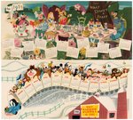 WALT DISNEY STUDIO 1950s CHRISTMAS CARD LOT.