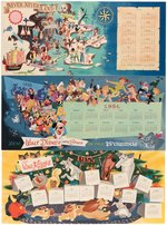 WALT DISNEY STUDIO 1950s CHRISTMAS CARD LOT.