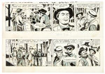 “THE LONE RANGER” ORIGINAL ART FOR FULL MONTH OF DECEMBER 1958-27 DAILYS.