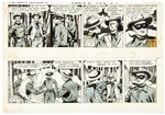 “THE LONE RANGER” ORIGINAL ART FOR FULL MONTH OF DECEMBER 1958-27 DAILYS.