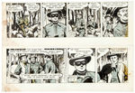 “THE LONE RANGER” ORIGINAL ART FOR FULL MONTH OF DECEMBER 1958-27 DAILYS.