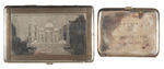 PAIR OF AVIATION CIGARETTE CASES.