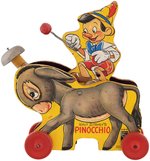 PLUCKY "PINOCCHIO" FISHER-PRICE PULL TOY.