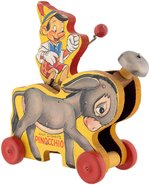 PLUCKY "PINOCCHIO" FISHER-PRICE PULL TOY.