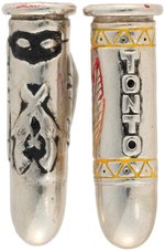 LONE RANGER & TONTO LIMITED EDITION PURE SILVER INTERCHANGEABLE BULLET RING.