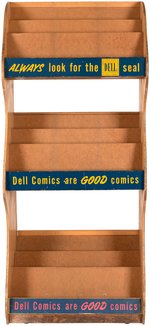 "DELL COMICS" WOODEN RACK DISPLAY.