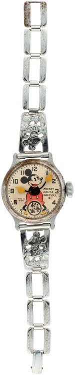 "INGERSOLL MICKEY MOUSE WRIST WATCH" BOXED FALL 1935 VERSION.