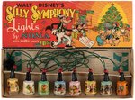 "SILLY SYMPHONIES" RARE CANADIAN BOXED NOMA LIGHT SET.