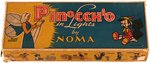 "PINOCCHIO" RARE CANADIAN BOXED NOMA LIGHT SET.