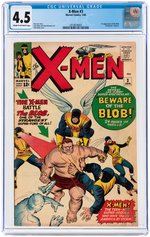 "X-MEN" #3 JANUARY 1964 CGC 4.5 VG+ (FIRST BLOB).