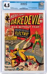 "DAREDEVIL" #2 JUNE 1964 CGC 4.5 VG+.